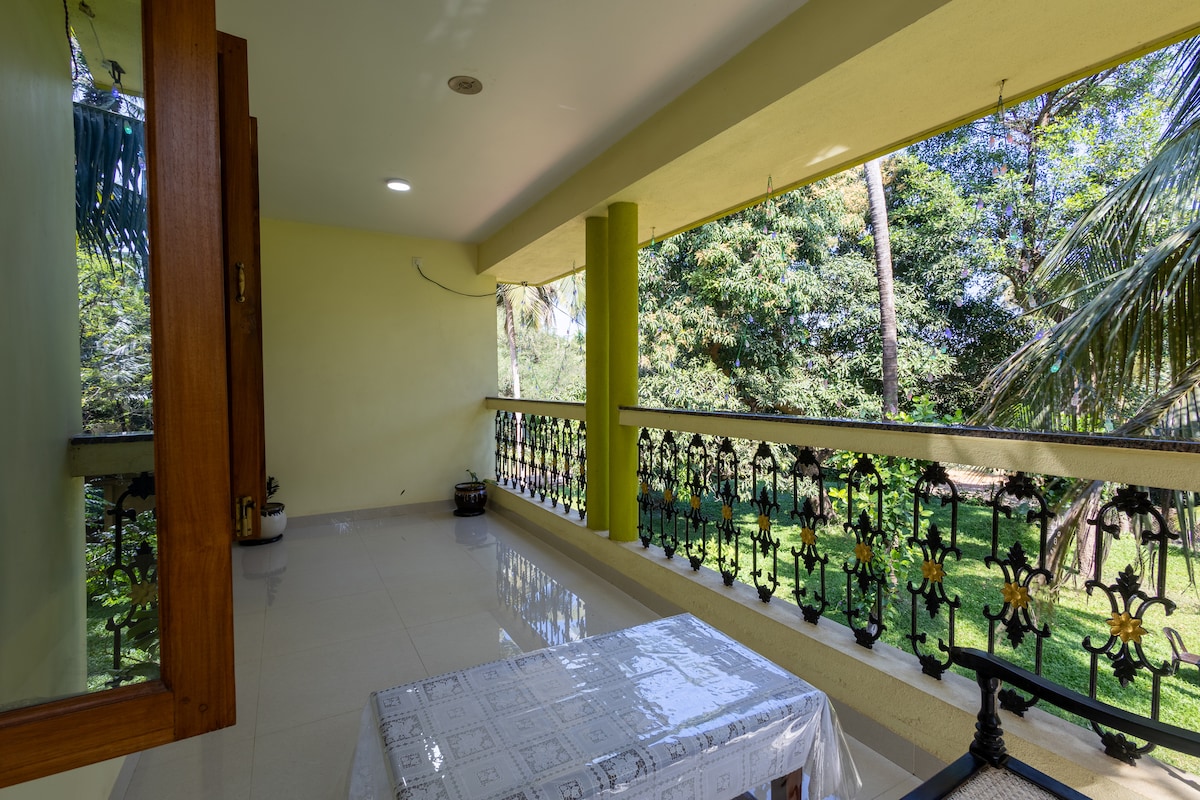 Villa exterior with pool